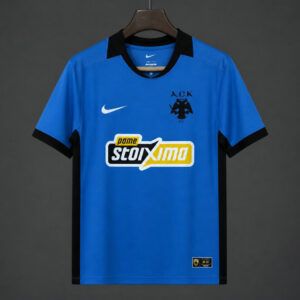 Camiseta aek atenas tercera azul negro 2026 2027 kkgool