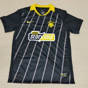 Camiseta aek atenas visitante negro amarillo 2026 2027 kkgool