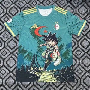 Camiseta argelia anime dragon ball verde 2026 2027 kkgool