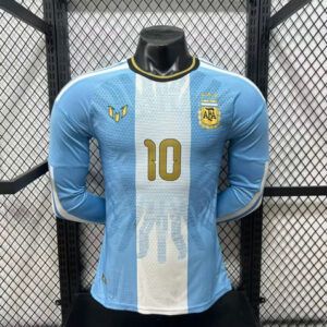 Camiseta argentina messi despedida manga larga jugador 2026 2027 kkgool