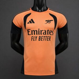 Camiseta arsenal naranja entrenamiento 2026 2027 version player kkgool
