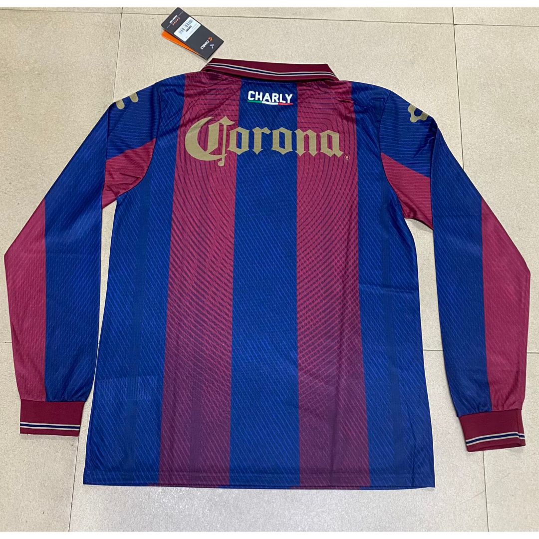 Vista trasera camiseta conmemorativa atlante fc manga larga en kkgool