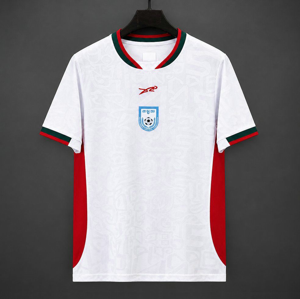 Camiseta bangladesh local blanco rojo 2026 2027 kkgool