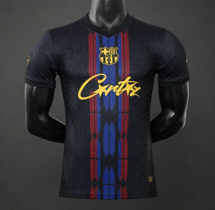 Camiseta barcelona edicion especial negra y azulgrana 2026 2027 version player kkgool