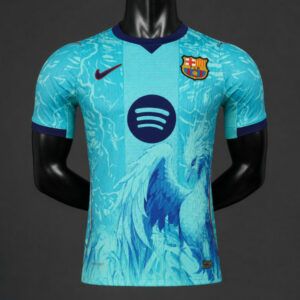 Camiseta barcelona edicion especial fenix azul turquesa 2026 2027 version player kkgool