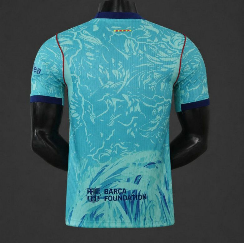 Vista trasera elastica barcelona fenix azul player en kkgool