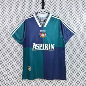 Camiseta bayer leverkusen visitante vintage 1997 1999 kkgool