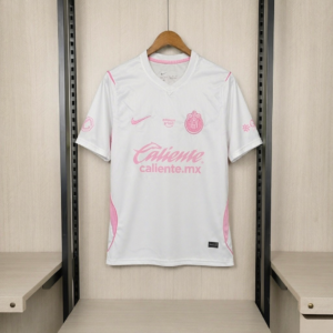 Camiseta chivas guadalajara edicion especial 2026 2027 rosa blanco kkgoolcamiseta