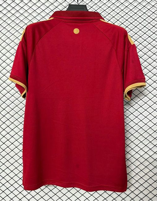 Vista trasera camiseta colonia edicion especial rojo oro en kkgool