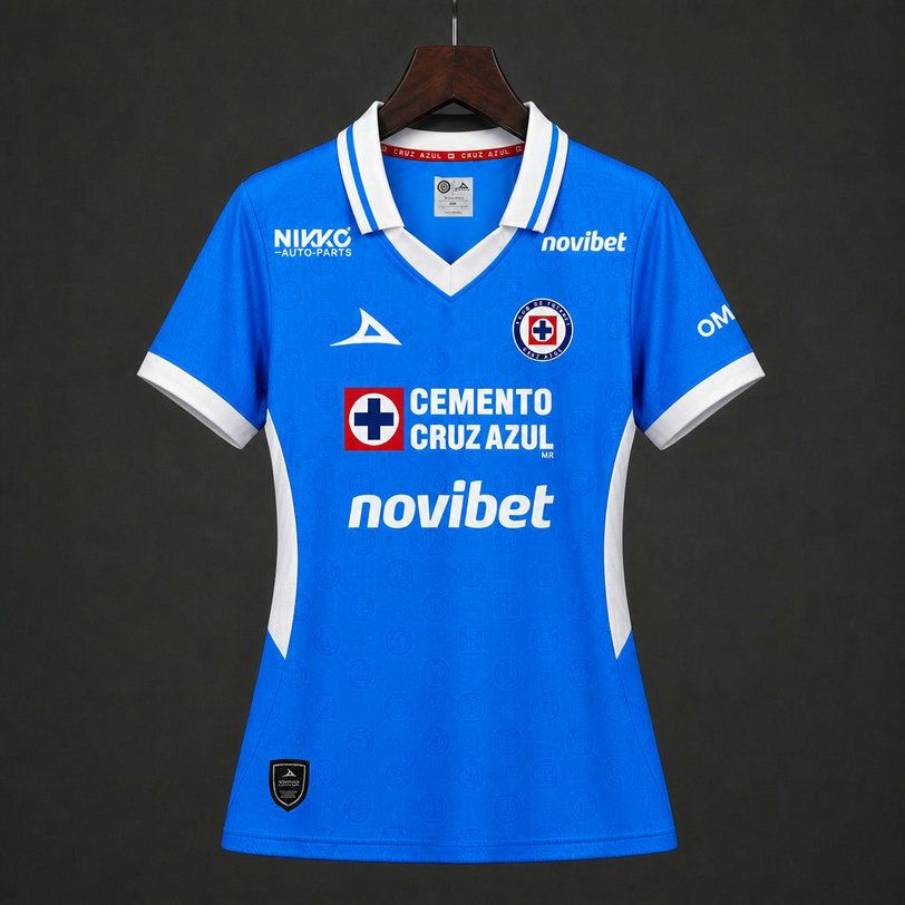 Camiseta cruz azul domicilio 2026 2027 mujer kkgool