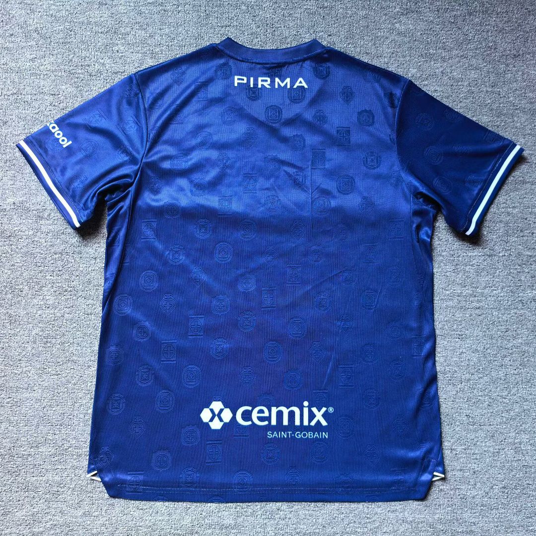 Camiseta cruz azul tercera equipacion 2026 2027 azul marino vista trasera