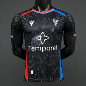 Camiseta crystal palace segunda equipacion negra 2026 2027 version player kkgool