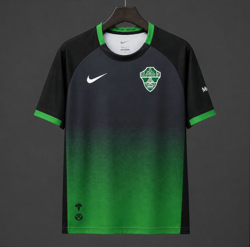 Camiseta elche verde negra tercera equipacion 2026 2027 kkgool