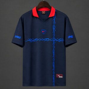 Camiseta francia azul cuello rojo edicion especial 2026 2027 kkgool