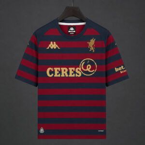 Camiseta genoa franjas azul granate tercera equipacion 2026 2027 kkgool