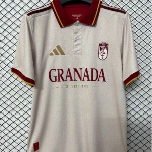 Camiseta granada cf retro beige polo 2026 2027 kkgool