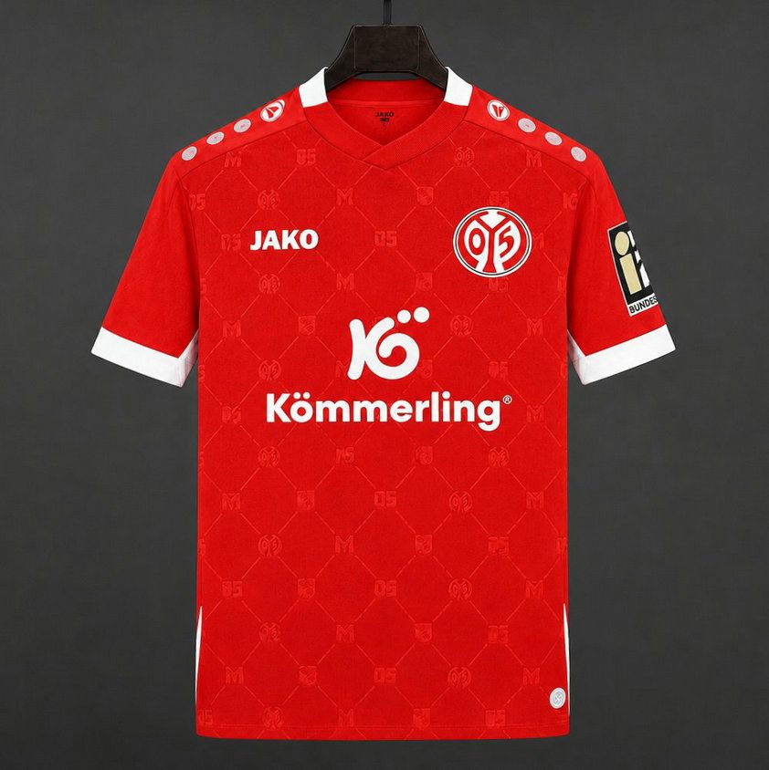 Camiseta mainz 05 roja primera equipacion 2026 2027 kkgool