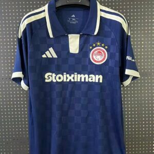 Camiseta olympiacos azul ajedrez polo 2026 2027 kkgool