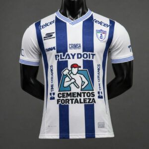 Camiseta pachuca primera equipacion azul y blanca 2026 2027 version player kkgool