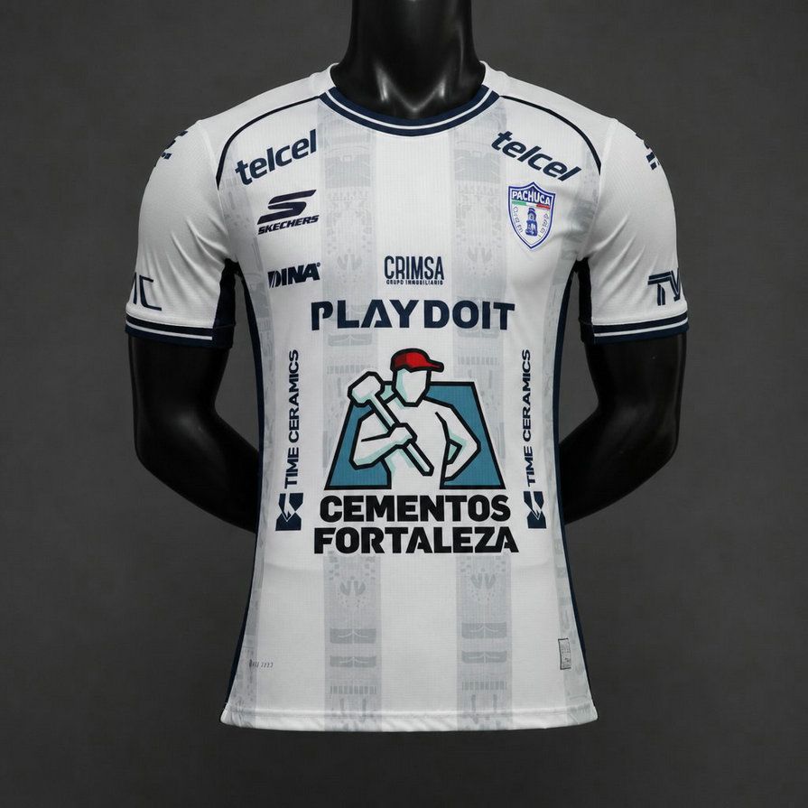 Camiseta pachuca segunda equipacion blanca 2026 2027 version player kkgool