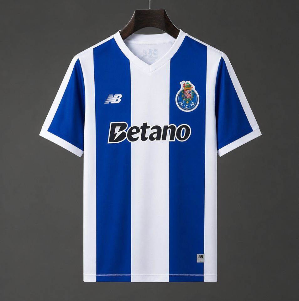Camiseta porto local rayas azul blanco 2026 2027 kkgool
