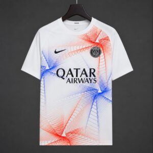 Camiseta psg blanca roja azul edicion especial 2026 2027 kkgool