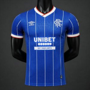 Camiseta rangers fc primera equipacion azul 2026 2027 version player kkgool