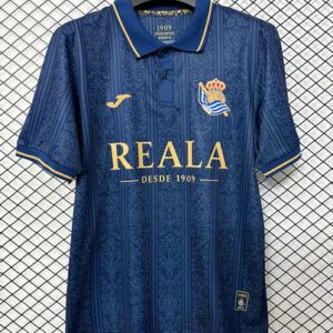 Camiseta real sociedad retro azul marino polo 2026 2027 kkgool
