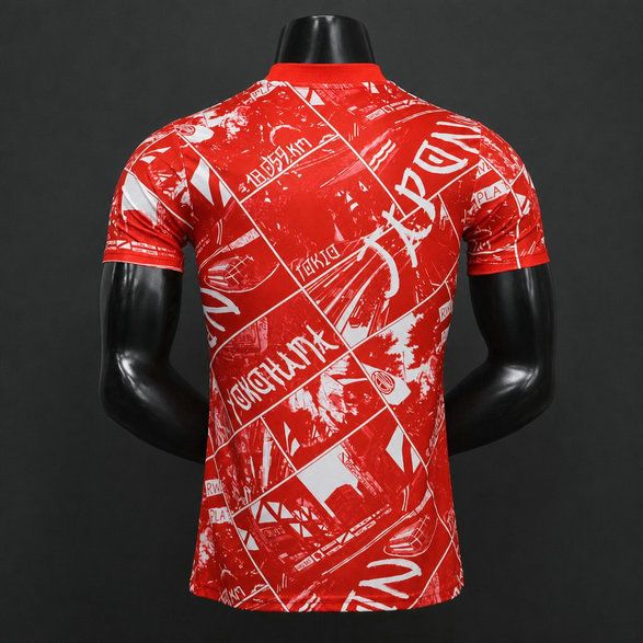 Vista trasera camiseta river plate especial rojo jugador en kkgool