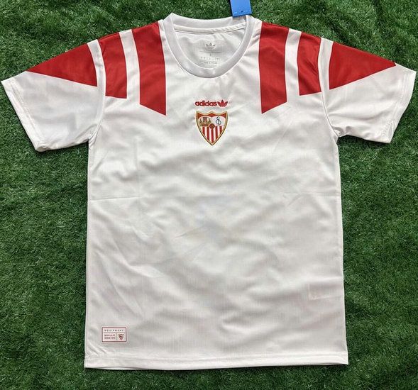 Camiseta sevilla fc eqt retro blanco rojo 2026 2027 kkgool
