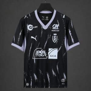 Camiseta stade de reims tercera negro blanco 2026 2027 kkgool