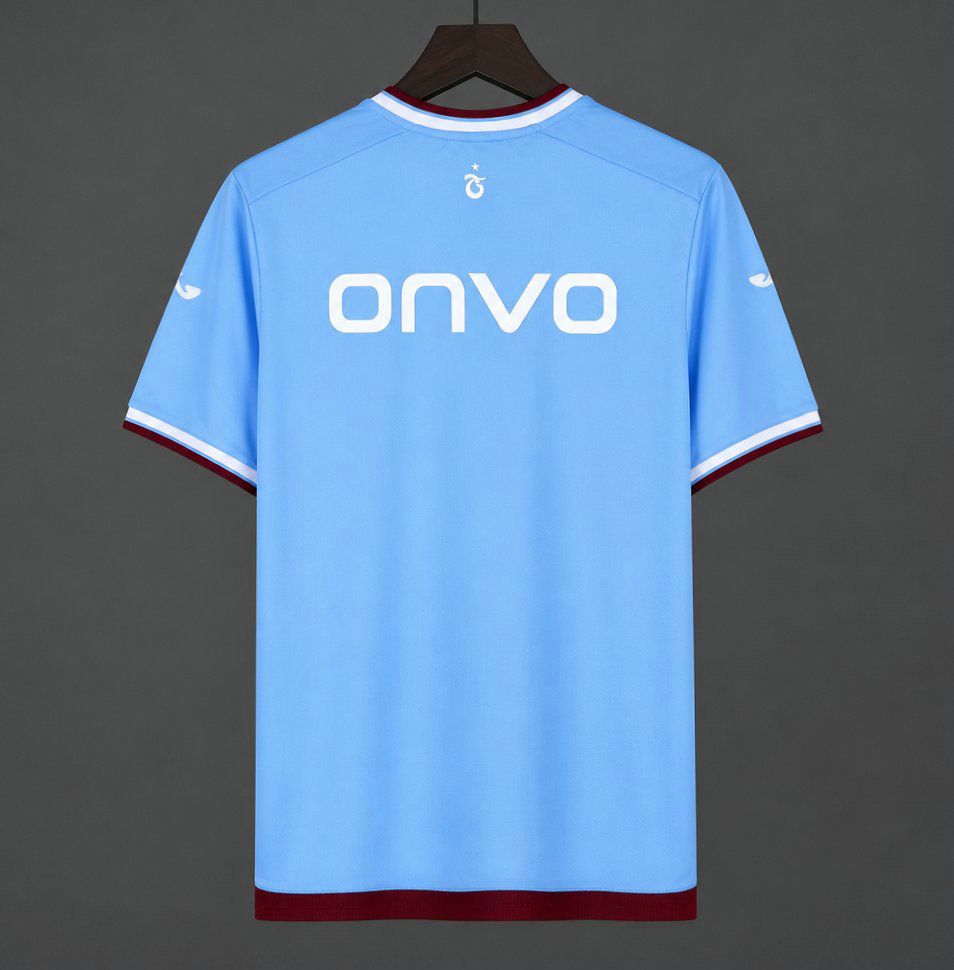 Camiseta trabzonspor azul primera equipacion vista trasera