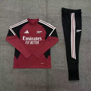Chandal arsenal granate negro ninos 2026 2027 kkgool