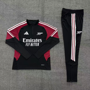 Chandal arsenal negro granate ninos 2026 2027 kkgool