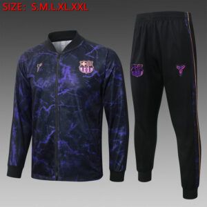 Chandal chaqueta fc barcelona negro y violeta 2026 2027 kkgool