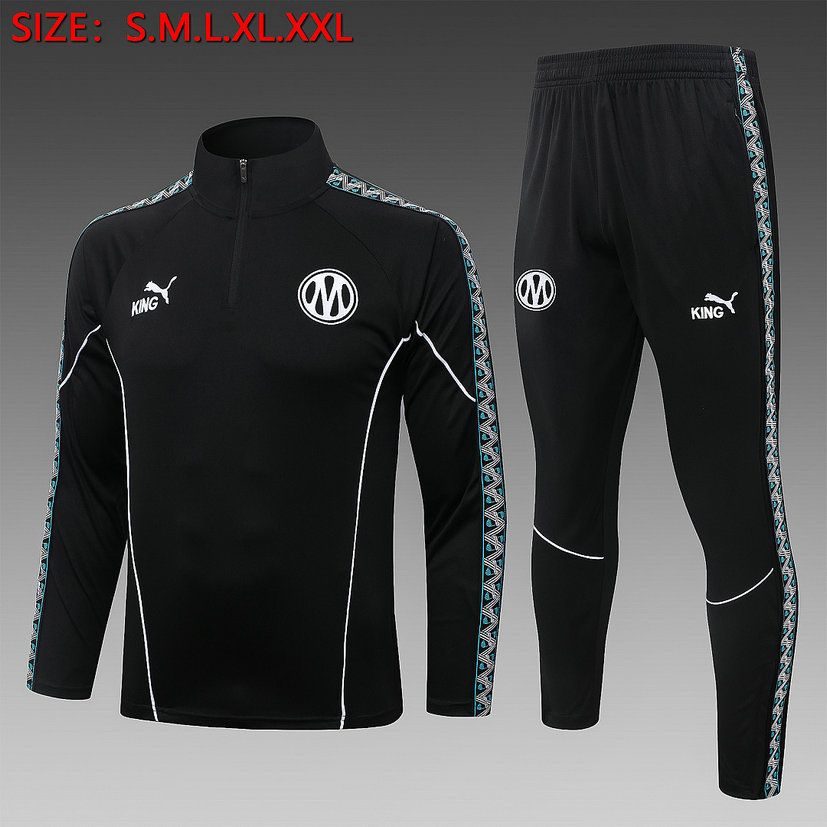 Chandal entrenamiento marseille negro 2026 2027 kkgool
