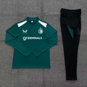 Chandal feyenoord verde blanco ninos 2026 2027 kkgool