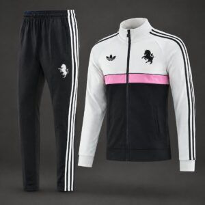Chandal juventus blanco y negro 2026 2027 chaqueta y pantalon kkgool