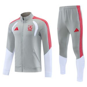 Chandal liverpool gris 2026 2027 chaqueta y pantalon kkgool