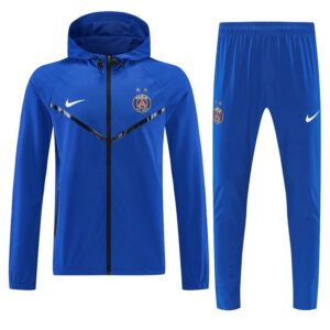 Chandal con capucha psg azul 2026 2027 chaqueta y pantalon kkgool