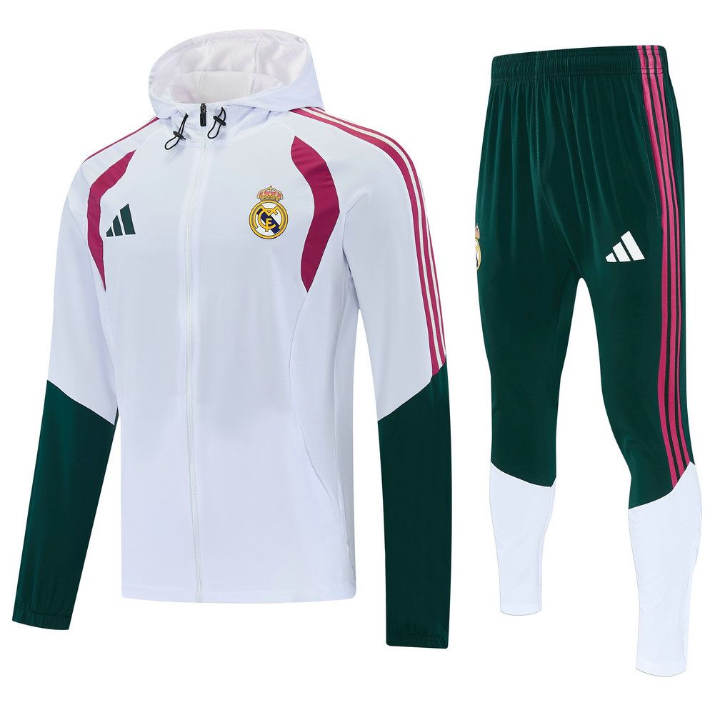 Comprar chandal real madrid con capucha blanco 2026 2027 kkgool