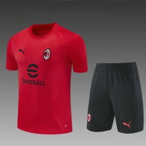 Conjunto ac milan rojo ninos 2026 2027 kkgool