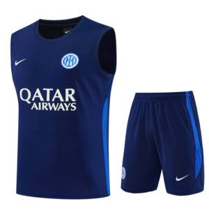 Conjunto de camiseta inter de milan azul roi sin mangas 2026 2027 kkgool