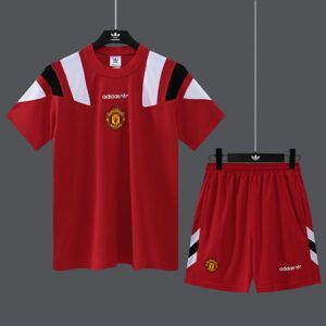 Conjunto de camiseta manchester united eqt rouge 2026 2027 kkgool