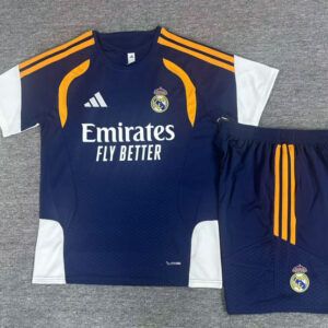 Conjunto de camiseta real madrid azul y amarillo 2026 2027 kkgool