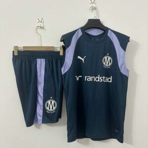 Conjunto de camiseta sin mangas olympique de marseille azul marino 2026 2027 kkgool