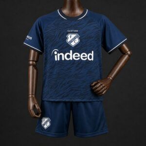 Conjunto fc utrecht segunda equipacion azul marino y tigre 2026 2027 ninos kkgool