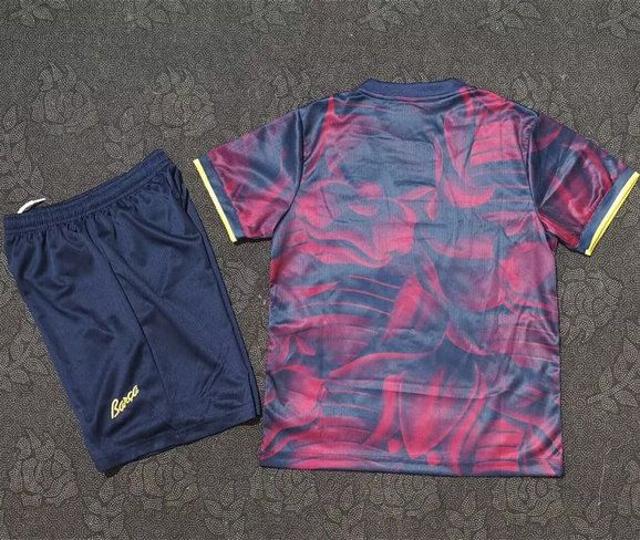 Vista trasera equipacion de futbol barcelona ninos 2026 2027 entrenamiento en kkgool