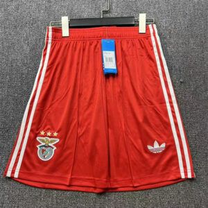 Pantalon corto benfica visitante rojo blanco 2026 2027 kkgool