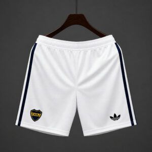 Pantalon corto boca juniors blanco azul 2026 2027 kkgool